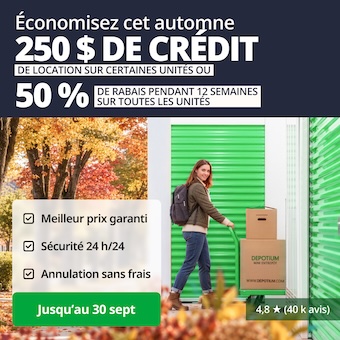 Depotium Mini Entrepôt - Saint-Eustasche Promotion