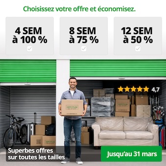 Depotium Mini Entrepôt - Saint-Eustasche Promotion